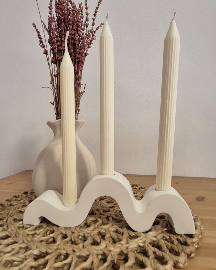 Candelabro Ondas Serena