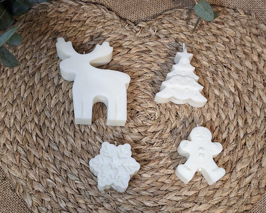 Pack 4 Velas Decorativas Navidad