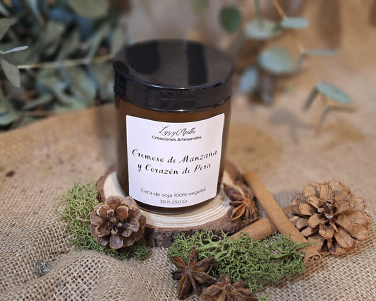 Cremoso de Manzana y Corazón de Pera