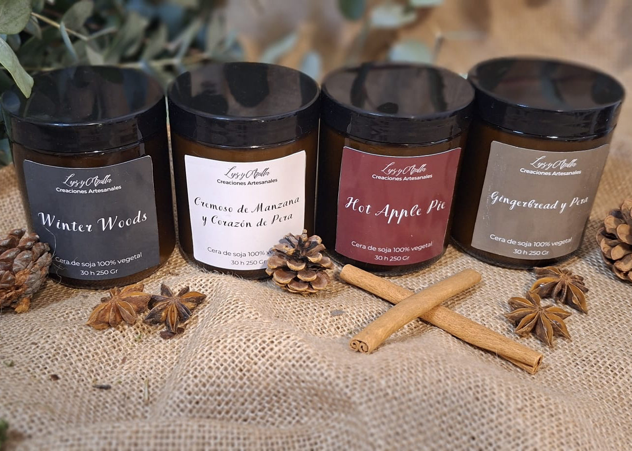 Pack 4 Velas Aromáticas Navidad