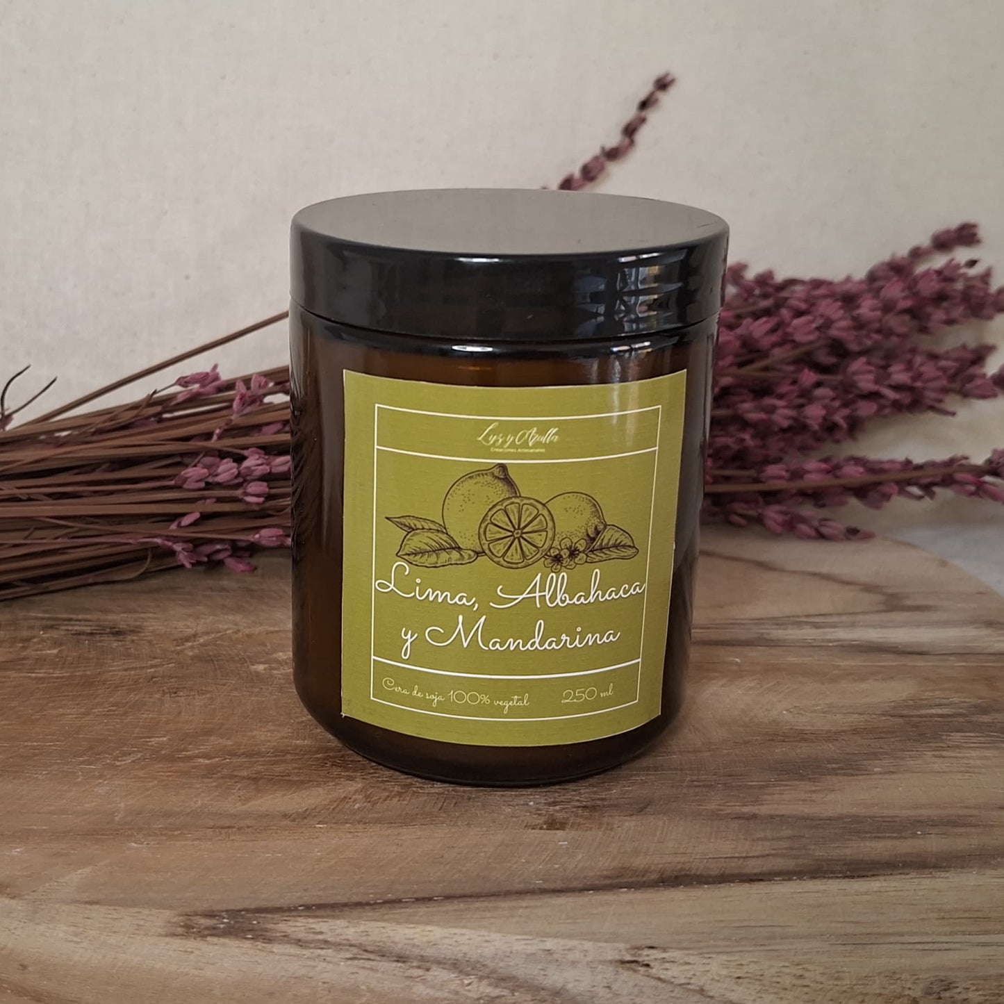 Vela de Lima, Albahaca y Mandarina