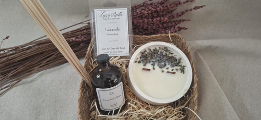 Detalle del Pack Relax de Lavanda