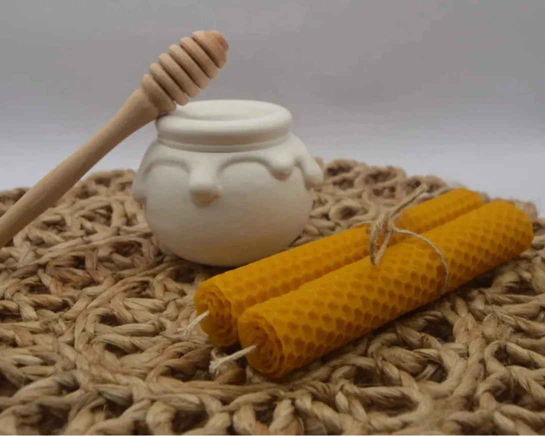 Velas Ritualizadas de Cera de Abeja