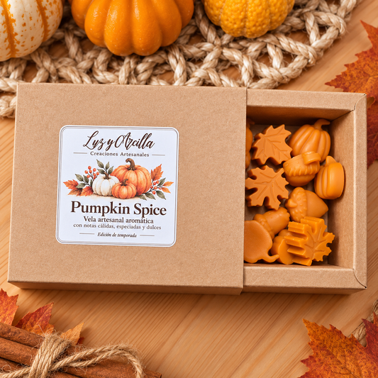 Caja Kraft de Wax Melts Pumpkin Spice surtido de otoño
